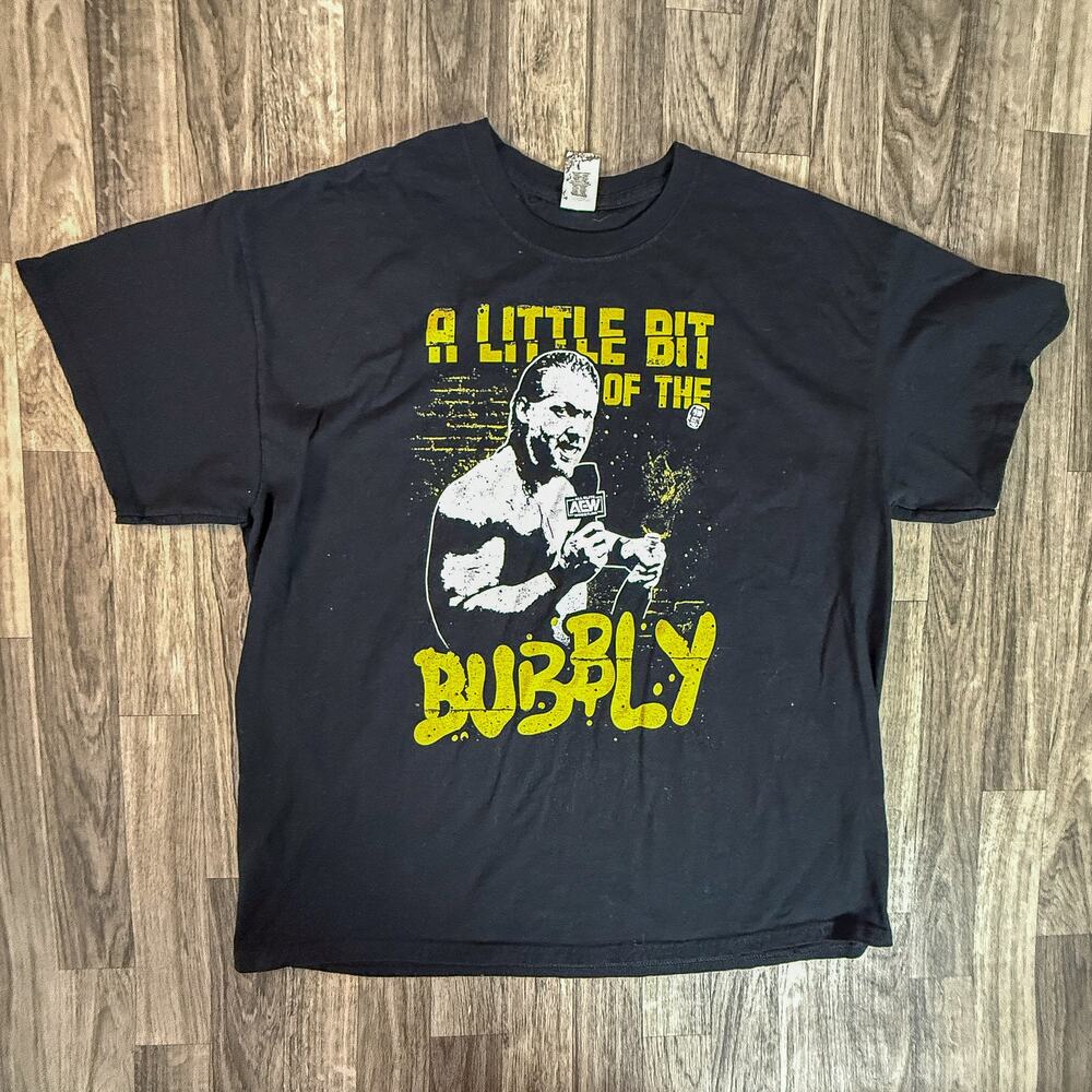 Gildan Ultra Cotton “A Little Bit of the Bubbly” Chris Jericho AEW Graphic Tee